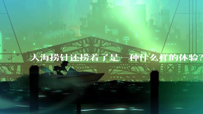 大海捞针还捞着了是一种什么样的体验？